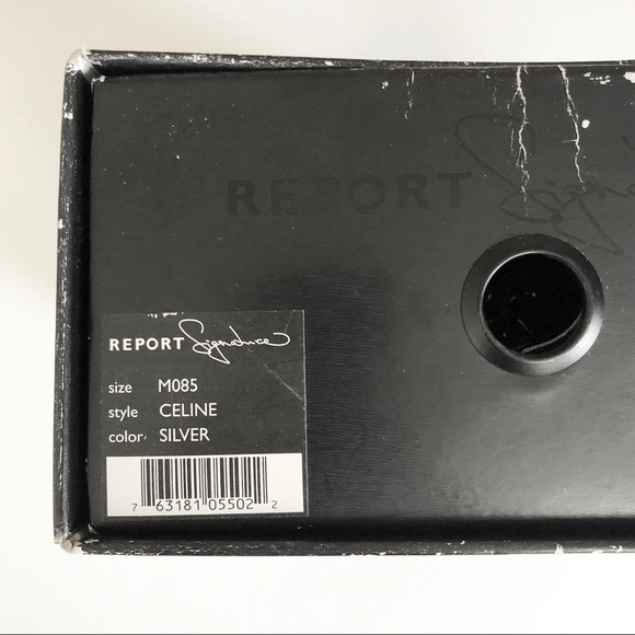 REPORT Signature Silver Sequin Heels / Pumps - Picture 7 of 8